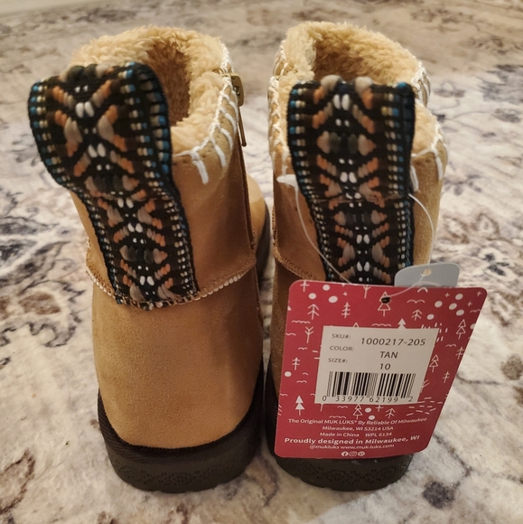 Suede Essentials Boots by MUK LUKS - Picture 3 of 4